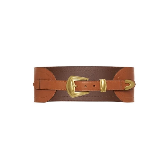Spell Vista Genuine Leather Belt in Tan main image 5